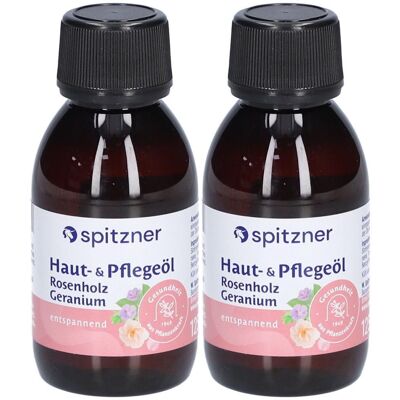 Spitzner Haut- u.Pflegeöl Rosenholz-Geranium 2x 2x125 ml Öl Spitzner Haut- u.Pflegeöl Rosenholz-Geranium 2x 2x125 ml Öl