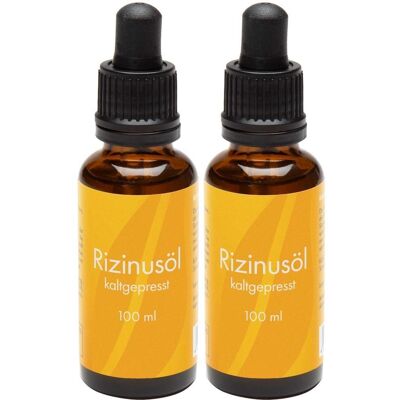 allcura Rizinusöl kaltgepresst 2x 2x100 ml Öl allcura Rizinusöl kaltgepresst 2x 2x100 ml Öl