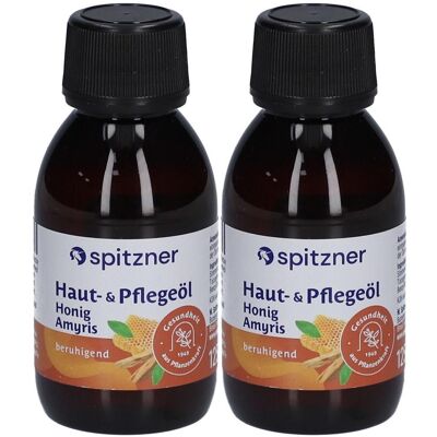 Spitzner Haut- u.Pflegeöl Honig-Amyris 2x 2x125 ml Öl Spitzner Haut- u.Pflegeöl Honig-Amyris 2x 2x125 ml Öl