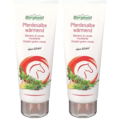Bergland Pferdesalbe wärmend 2x 2x100 ml Salbe Bergland Pferdesalbe wärmend 2x 2x100 ml Salbe