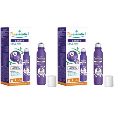 Puressentiel Stress Roll-on 2x 2x5 ml Ätherisches Öl Puressentiel Stress Roll-on 2x 2x5 ml Ätherisches Öl