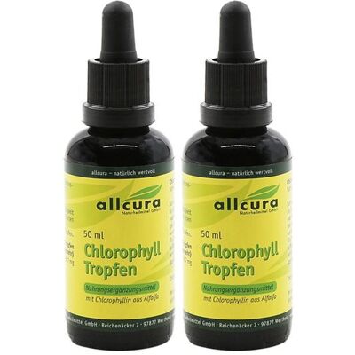 allcura Chlorophyll Tropfen 2x 2x50 ml allcura Chlorophyll Tropfen 2x 2x50 ml