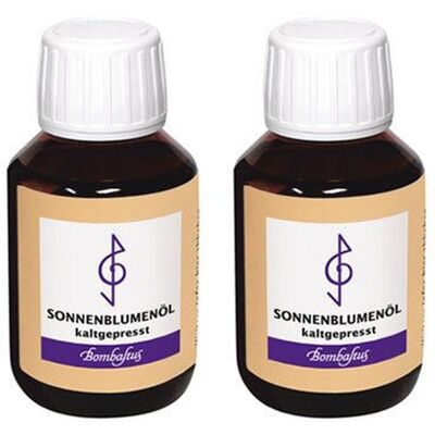 Bombastus Sonnenblumenöl kaltgepresst 2x 2x100 ml Flüssigkeit Bombastus Sonnenblumenöl kaltgepresst 2x 2x100 ml Flüssigkeit