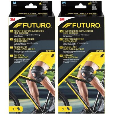 3M Futuro Sport Kniebandage M 2x 2x1 St Bandage(s) 3M Futuro Sport Kniebandage M 2x 2x1 St Bandage(s)