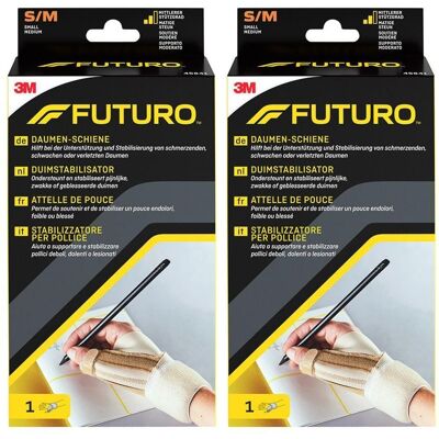 3M Futuro Daumen-Schiene S/M 2x 2x1 St Bandage(s) 3M Futuro Daumen-Schiene S/M 2x 2x1 St Bandage(s)