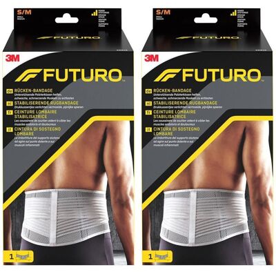 3M Futuro Rückenbandage S/M 2x 2x1 St Bandage(s) 3M Futuro Rückenbandage S/M 2x 2x1 St Bandage(s)
