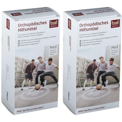 Bort Soft Daumenschiene lang M schwarz 2x 2x1 St Bandage(s) Bort Soft Daumenschiene lang M schwarz 2x 2x1 St Bandage(s)