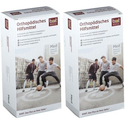 Bort Soft Daumenschiene kurz M schwarz 2x 2x1 St Bandage(s) Bort Soft Daumenschiene kurz M schwarz 2x 2x1 St Bandage(s)
