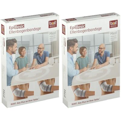 Bort EpiBasic Bandage L schwarz 2x 2x1 St Bandage(s) Bort EpiBasic Bandage L schwarz 2x 2x1 St Bandage(s)