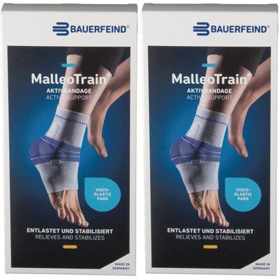 BAUERFEIND Malleotrain Sprunggelenkb.rechts Gr.2 titan 2x 2x1 St Bandage(s) BAUERFEIND Malleotrain Sprunggelenkb.rechts Gr.2 titan 2x 2x1 St Bandage(s)