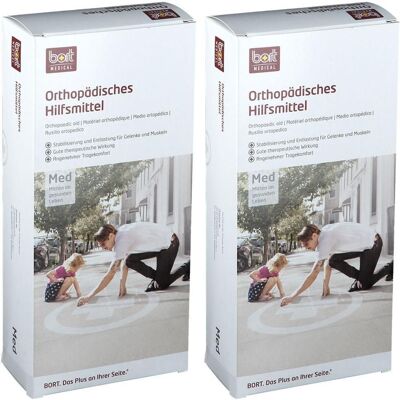 Bort Soft volare CTS-Schiene links M grau 2x 2x1 St Bandage(s) Bort Soft volare CTS-Schiene links M grau 2x 2x1 St Bandage(s)