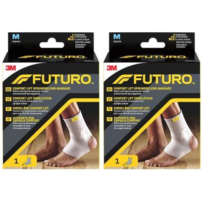 3M Futuro Comfort SprungBand M 2x 2x1 St Bandage(s) 3M Futuro Comfort SprungBand M 2x 2x1 St Bandage(s)