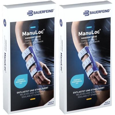 BAUERFEIND Manuloc Handgelenk Stabilorth.Gr.1 titan 2x 2x1 St Bandage(s) BAUERFEIND Manuloc Handgelenk Stabilorth.Gr.1 titan 2x 2x1 St Bandage(s)
