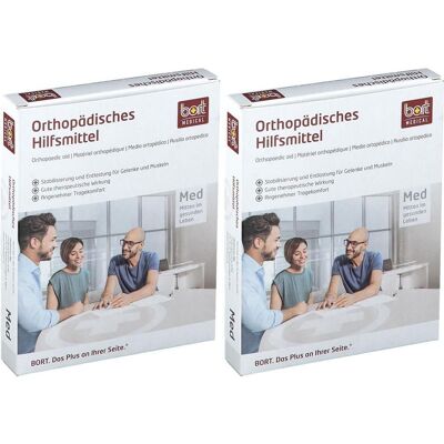 Bort Kniebandage L schwarz 2x 2x1 St Bandage(s) Bort Kniebandage L schwarz 2x 2x1 St Bandage(s)