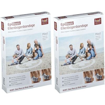 Bort EpiBasic Bandage XXL schwarz 2x 2x1 St Bandage(s) Bort EpiBasic Bandage XXL schwarz 2x 2x1 St Bandage(s)