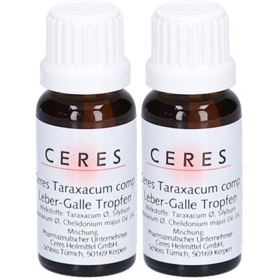 Ceres Taraxacum comp.Leber-Galle Tropfen 2x 2x20 ml Ceres Taraxacum comp.Leber-Galle Tropfen 2x 2x20 ml