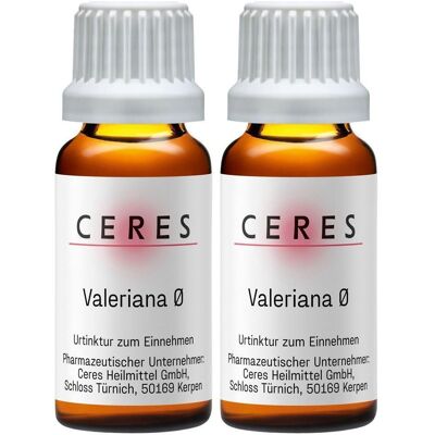 Ceres Valeriana Urtinktur 2x 2x20 ml Tropfen Ceres Valeriana Urtinktur 2x 2x20 ml Tropfen