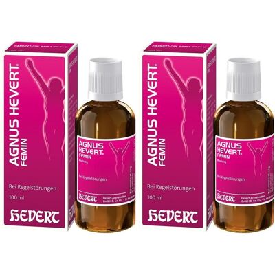 Agnus Hevert Femin Tropfen 2x 2x100 ml Agnus Hevert Femin Tropfen 2x 2x100 ml