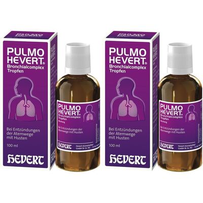 Pulmo Hevert Bronchialcomplex Tropfen 2x 2x100 ml Pulmo Hevert Bronchialcomplex Tropfen 2x 2x100 ml