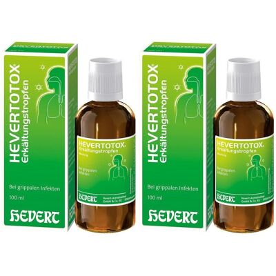 Hevertotox Erkältungstropfen 2x 2x100 ml Tropfen Hevertotox Erkältungstropfen 2x 2x100 ml Tropfen