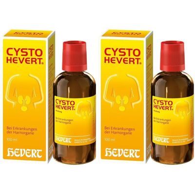 Cysto Hevert Tropfen 2x 2x100 ml Cysto Hevert Tropfen 2x 2x100 ml