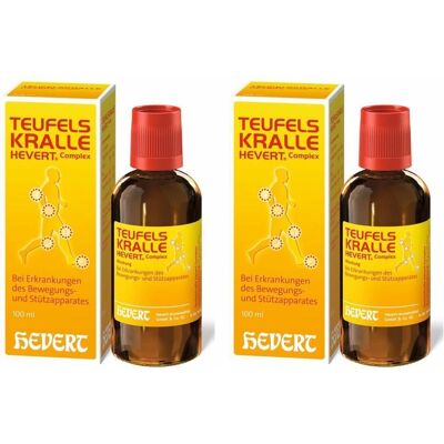 Teufelskralle Hevert Complex Tropfen 2x 2x100 ml Teufelskralle Hevert Complex Tropfen 2x 2x100 ml