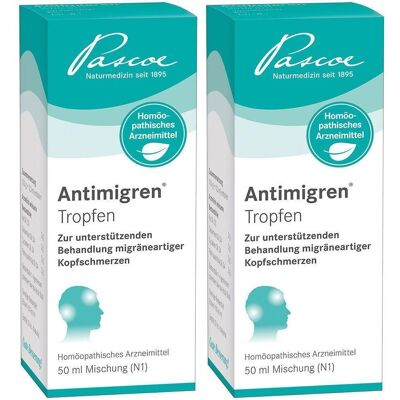 Pascoe Antimigren Tropfen 2x 2x50 ml Pascoe Antimigren Tropfen 2x 2x50 ml