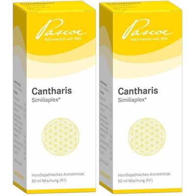 Pascoe Cantharis Similiaplex Tropfen 2x 2x50 ml Pascoe Cantharis Similiaplex Tropfen 2x 2x50 ml
