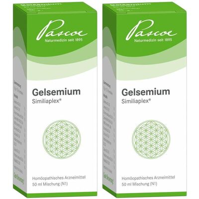 Pascoe Gelsemium Similiaplex Tropfen 2x 2x50 ml Pascoe Gelsemium Similiaplex Tropfen 2x 2x50 ml