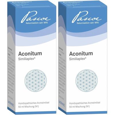 Pascoe Aconitum Similiaplex Tropfen 2x 2x50 ml Pascoe Aconitum Similiaplex Tropfen 2x 2x50 ml