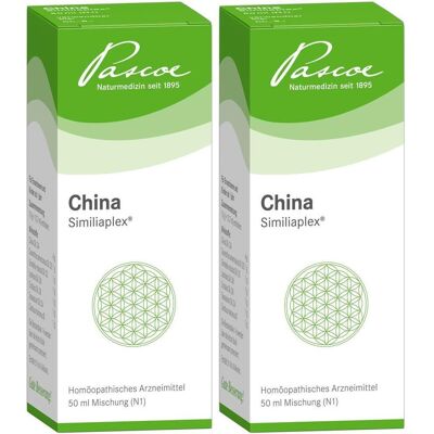 Pascoe China Similiaplex Tropfen 2x 2x50 ml Pascoe China Similiaplex Tropfen 2x 2x50 ml