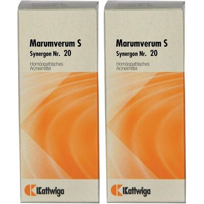 Kattwiga Synergon Komplex 20 Marum verum S Tropfen 2x 2x50 ml Kattwiga Synergon Komplex 20 Marum verum S Tropfen 2x 2x50 ml