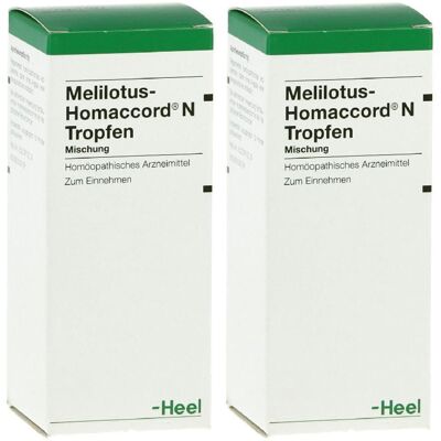 Heel Melilotus Homaccord N Tropfen 2x 2x30 ml Heel Melilotus Homaccord N Tropfen 2x 2x30 ml