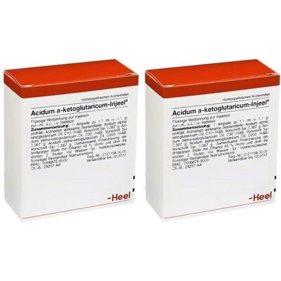 Heel Acidum Alpha-Ketoglutaricum Injeel Ampullen 2x 2x10 St Heel Acidum Alpha-Ketoglutaricum Injeel Ampullen 2x 2x10 St