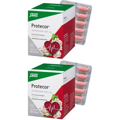 Salus Protecor Weißdorn 600 mg Filmtabletten 2x 2x100 St Salus Protecor Weißdorn 600 mg Filmtabletten 2x 2x100 St