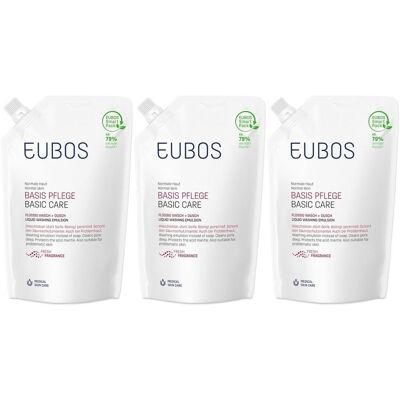 Eubos Flüssig rot m.frischem Duft Nachf.Btl. x3 3x400 ml Flüssigkeit Eubos Flüssig rot m.frischem Duft Nachf.Btl. x3 3x400 ml Flüssigkeit