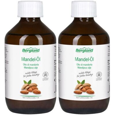 Bergland Mandelöl x2 2x250 ml Öl Bergland Mandelöl x2 2x250 ml Öl