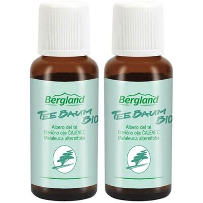 Bergland Teebaum ÖL KBA aus kontrolliert biologischem Anbau x2 2x30 ml Ätherisches Öl Bergland Teebaum ÖL KBA aus kontrolliert biologischem Anbau x2 2x30 ml Ätherisches Öl