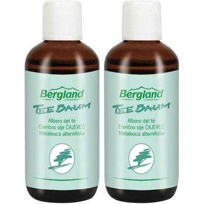 Bergland Teebaum ÖL x2 2x100 ml Ätherisches Öl Bergland Teebaum ÖL x2 2x100 ml Ätherisches Öl