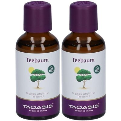 TAOASIS Teebaum ÖL IM Umkarton x2 2x50 ml Ätherisches Öl TAOASIS Teebaum ÖL IM Umkarton x2 2x50 ml Ätherisches Öl