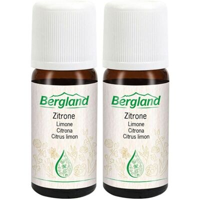 Bergland Zitronenöl x2 2x30 ml Ätherisches Öl Bergland Zitronenöl x2 2x30 ml Ätherisches Öl