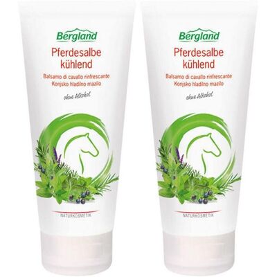 Bergland Pferdesalbe kühlend x2 2x200 ml Salbe Bergland Pferdesalbe kühlend x2 2x200 ml Salbe