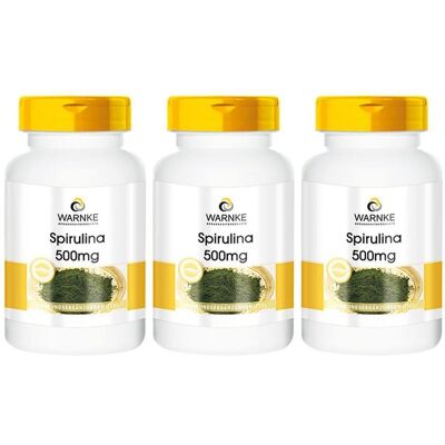 WARNKE Spirulina 500 Tabletten x3 3x500 St WARNKE Spirulina 500 Tabletten x3 3x500 St