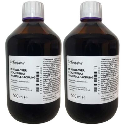 Mundwasser Konzentrat Bombastus x2 2x500 ml Mundwasser Konzentrat Bombastus x2 2x500 ml