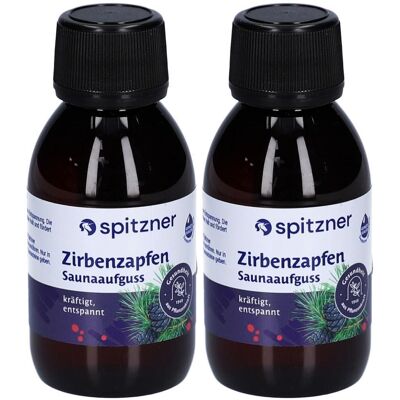 Spitzner Saunaaufguss Zirbenzapfen x2 2x125 ml Konzentrat Spitzner Saunaaufguss Zirbenzapfen x2 2x125 ml Konzentrat