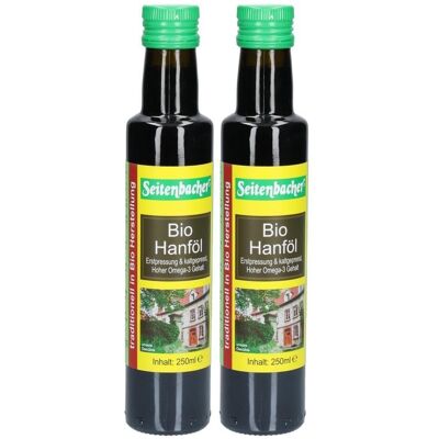 Seitenbacher Bio Hanf Öl x2 2x250 ml Seitenbacher Bio Hanf Öl x2 2x250 ml