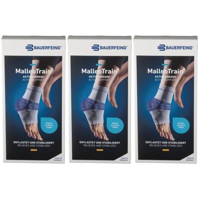 BAUERFEIND Malleotrain Sprunggelenkb.rechts Gr.5 titan x3 3x1 St Bandage(s) BAUERFEIND Malleotrain Sprunggelenkb.rechts Gr.5 titan x3 3x1 St Bandage(s)