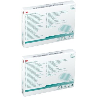 3M Tegaderm Film 10x12 cm 1626W x2 2x50 St Pflaster 3M Tegaderm Film 10x12 cm 1626W x2 2x50 St Pflaster