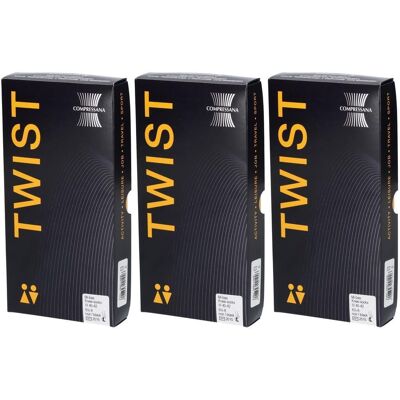 Compressana Twist St.Kniestr.40-42 Gr.3 schwarz x3 3x2 St Compressana Twist St.Kniestr.40-42 Gr.3 schwarz x3 3x2 St