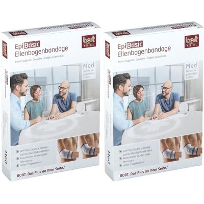 Bort EpiBasic Bandage XS schwarz x2 2x1 St Bandage(s) Bort EpiBasic Bandage XS schwarz x2 2x1 St Bandage(s)